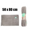 R Badteppich 50x80 cm, grau VIVESS