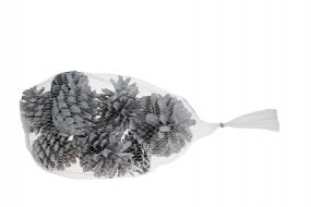 W Deko Tannenzapfen white-washed 12 Stück im Netz