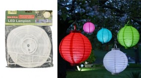 Lampion LED Ø 20 cm, in 5 Farben, Kynast Garden