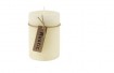 Kerze Rustic Ø 7 x 10 cm, creme