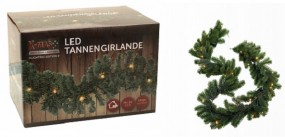 W Tannengirlande 60 LED's, 270 cm