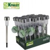 Solarlampe Edelstahl Hx36 cm