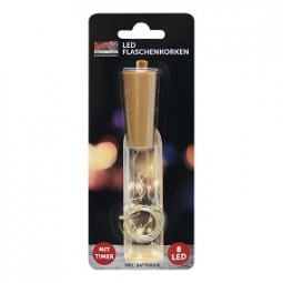 W Flaschenkorken 8 LED mit Timer
