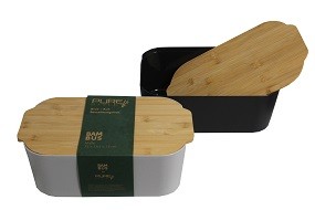 Bambus Brot/Aufbewahrungsbox mit Deckel