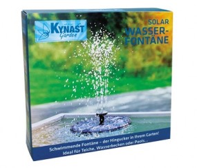Solar Wasserfontäne Ø 16 cm mit 3 versch. Düsen