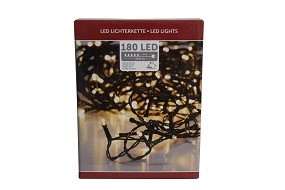 W Lichterkette 180 LED innen/außen, strombetrieben