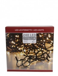 W Lichterkette 240 LED innen/außen, strombetrieben