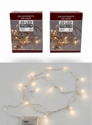 W Lichterkette 20 LED batteriebetr. - im Display