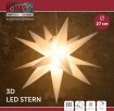 W Leuchtstern 3D Ø 27 cm mit Timer, batterieb.