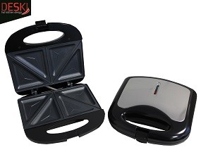 Sandwichtoaster 750 Watt, schwarz