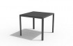 Gartentisch 90x90 cm mit Nonwood-Tischplatte, schwarz