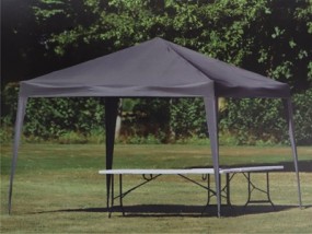 Pavillon - Faltpavillon Stahl 3 x 3 m, anthrazit