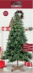 W Weihnachtsbaum H x 180 cm grün mit Holzoptikfuß