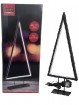 W Metallbaum Design 177 LED H x 70 cm, schwarz