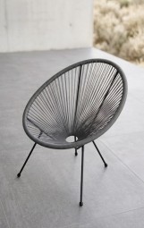 Stringsessel, grau (nur auf Containerbasis)