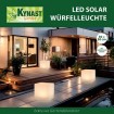Solar Würfelleuchte LED 30x30 cm