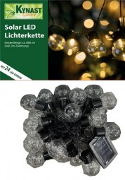 Solar LED Lichterkette Glühbirne 24er