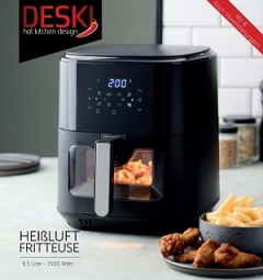 Fritteuse Heißluft 6,5 Ltr. 1500 W