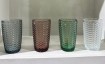 Glas - Trinkglas 38 cl in 4 versch. Farben