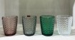 Glas - Trinkglas 30 cl in 4 versch. Farben
