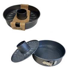 Back- Springform Ø 26 cm mit Rohrboden, anthrazit