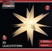 W Leuchtstern 3D Ø 57 cm mit Timer, strombetr.