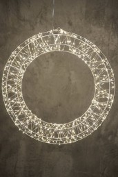 W Kranz 700 LED Ø 38 cm, mit Timer