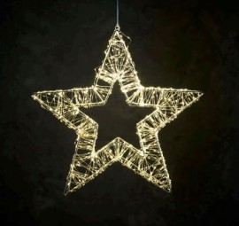 W Metallstern 3D 860 LED, H x 50 cm, mit Timer