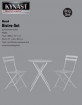 Bistro-Set 3-tlg. weiß