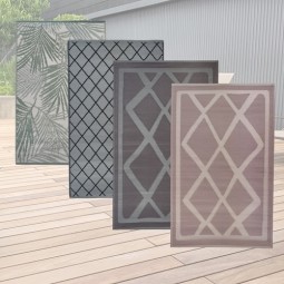 Outdoor Teppich 120x180 cm, 4 versch. Designs im Display