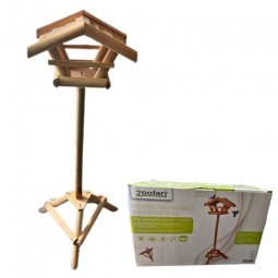 Vogelfutterhaus aus Holz H x 110 cm