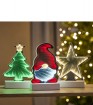 W 3D-Spiegelleuchte LED H x 21 cm, 3 Modelle mit Timer, batterieb.