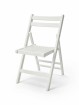 Klappstuhl aus Holz 44x59x79cm weiß