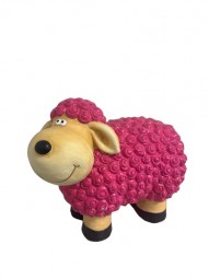 G Deko Schaf H x 31,5 cm pink