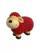 G Deko Schaf H x 43,5 cm, rot