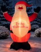 W Weihnachtsmann mit LED, H x 200 cm, selbstaufblasbar