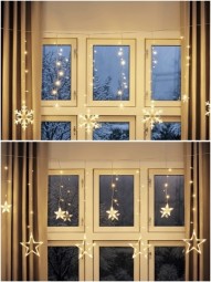 W Lichtervorhang 130 LED, 2 versch. Modelle