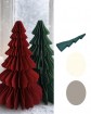 W Weihnachtsbaum aus Papier Hx40 cm, faltbar, 4 Farben