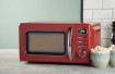 Mikrowelle Vintage 700 Watt, rot