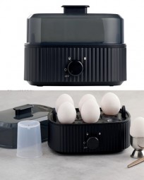 Eierkocher 300 Watt, schwarz-matt