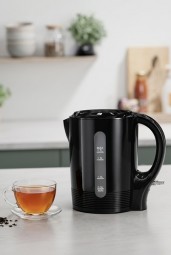 Wasserkocher 1,7 Liter - 2200 Watt, schwarz