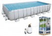 SO Power Steel Pool 732x366x132 cm Set mit Sandfilteranlage BESTWAY®
