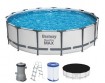 SO Steel Pro MAX Pool Ø 457x107 cm Set mit Filterpumpe BESTWAY®