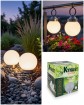 Solar Leuchtkugel LED Ø 15 cm mit 2 Halterungsmöglichkeiten